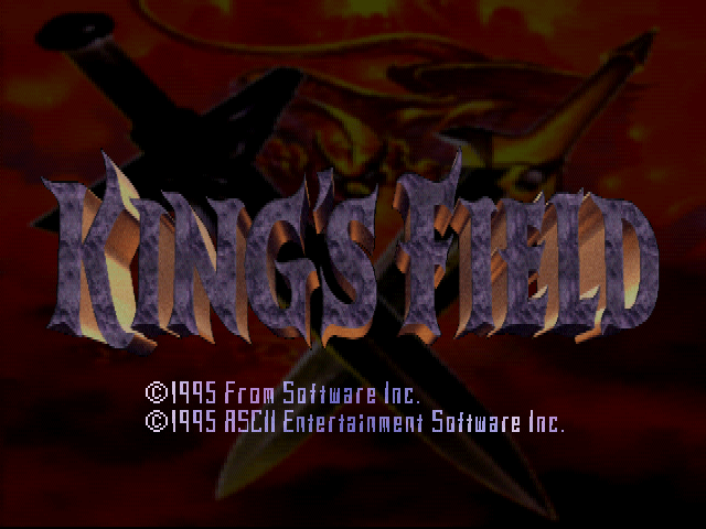 King's Field title screen for Playstation